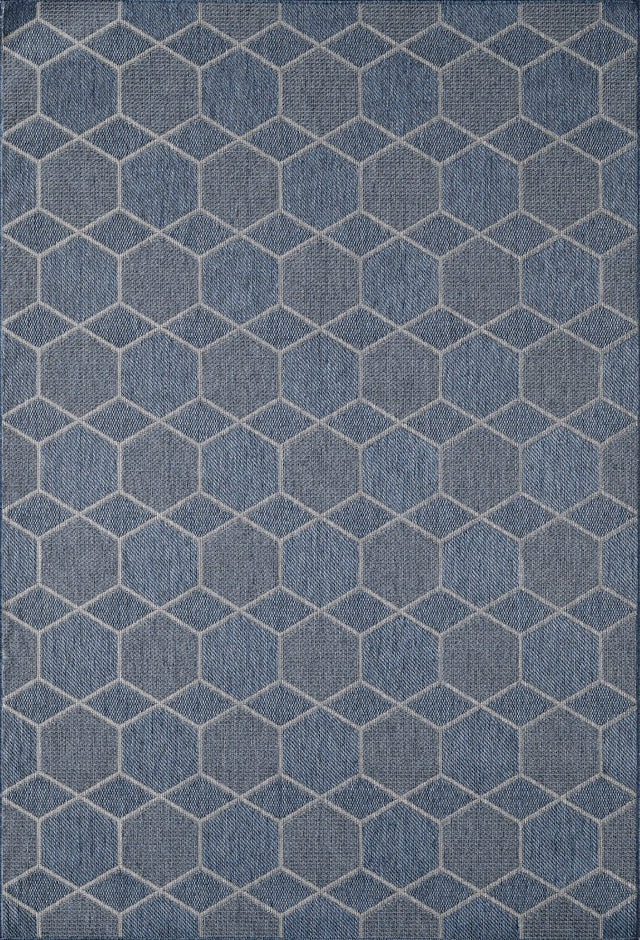 KAS Provo 5789 Geo Blue Rug.