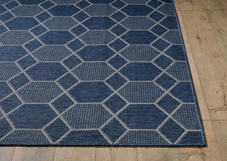 KAS Provo 5789 Geo Blue Rug - KAS - prv578927x311