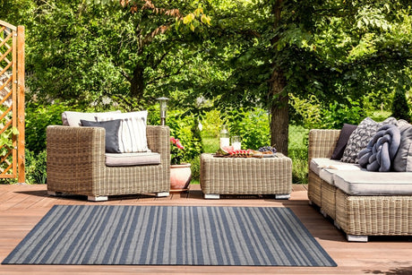 KAS Provo 5790 Stripes Blue Rug.