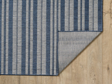 KAS Provo 5790 Stripes Blue Rug.