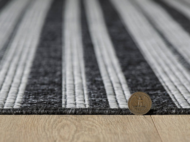 KAS Provo 5791 Stripes Grey Rug.