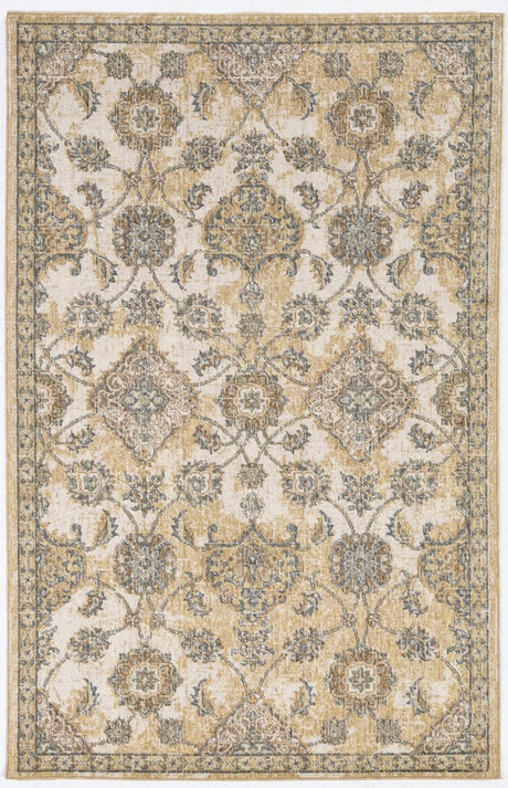 KAS Ria 6820 Sofia Ivory Sand Rugs.