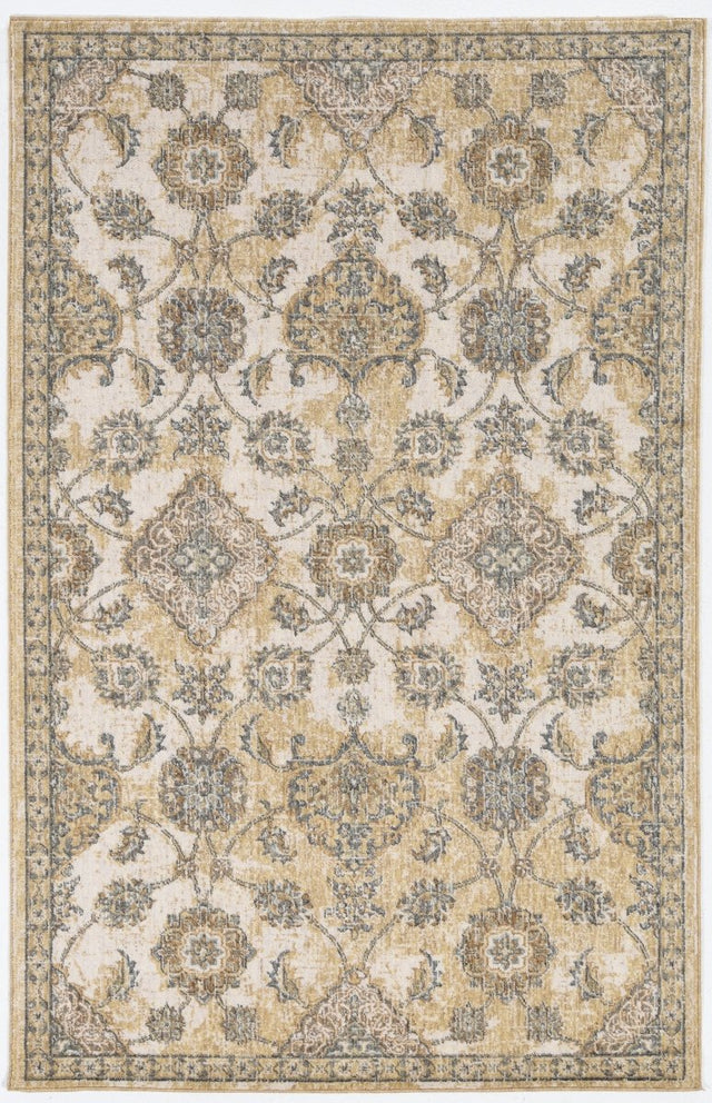 KAS Ria 6820 Sofia Ivory Sand Rugs.