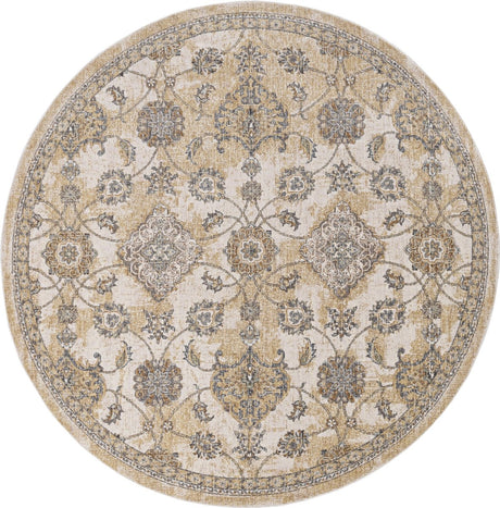 KAS Ria 6820 Sofia Ivory Sand Rugs.