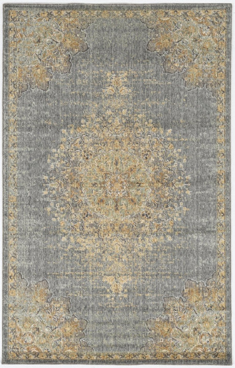 KAS Ria 6825 Elegance Slate Grey Rugs.