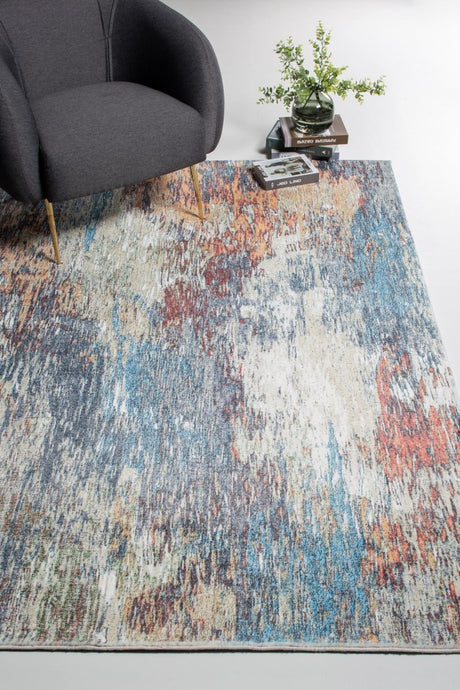 KAS Roxy 2801 Mirage Blue/Red Rugs.