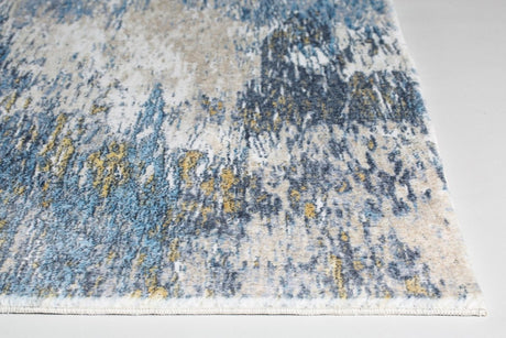 KAS Roxy 2802 Mirage Blue/Gold Rugs.