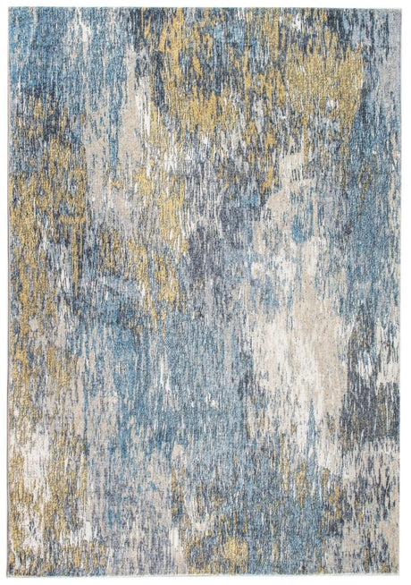 KAS Roxy 2802 Mirage Blue/Gold Rugs.