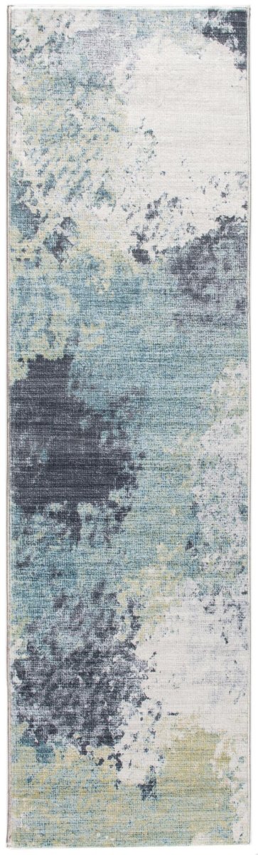 KAS Roxy 2806 Nebula Blue/Yellow Rugs.