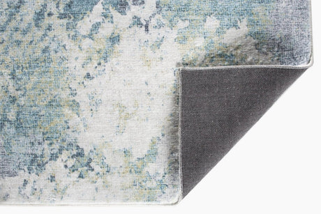 KAS Roxy 2806 Nebula Blue/Yellow Rugs.