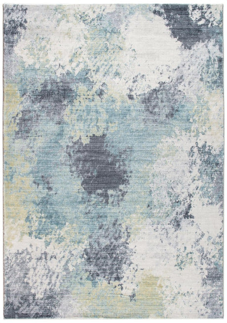 KAS Roxy 2806 Nebula Blue/Yellow Rugs.