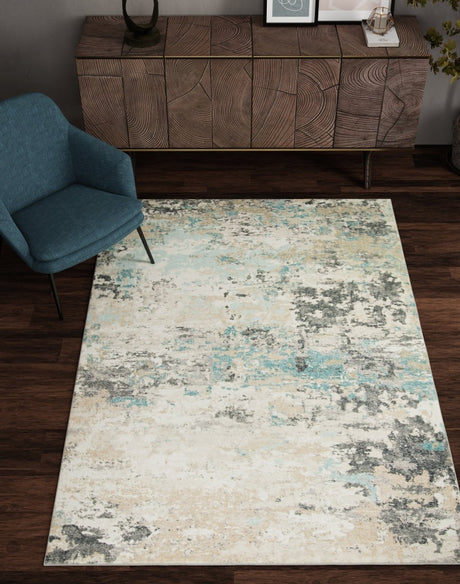 KAS Roxy 2811 Landscape Blue Rug.