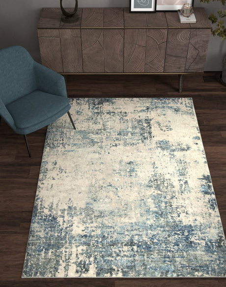 KAS Roxy 2814 Illusions Blue Rug.