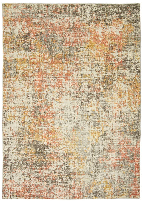 KAS Roxy 2815 Elements Ivory/Spice Rug.