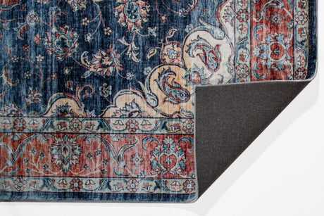 KAS Roxy 2820 Medallion Navy Rug.