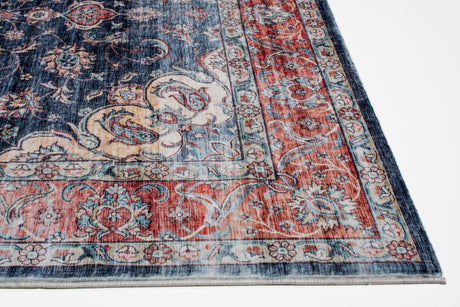 KAS Roxy 2820 Medallion Navy Rug.