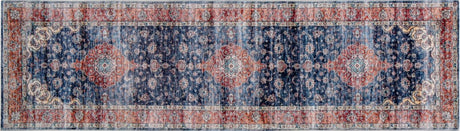 KAS Roxy 2820 Medallion Navy Rug.