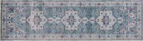 KAS Roxy 2822 Tabriz Mint/Grey Rug.