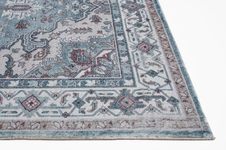 KAS Roxy 2822 Tabriz Mint/Grey Rug.