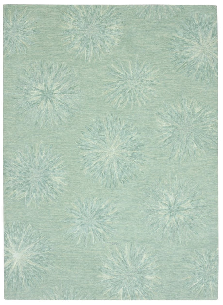 KAS Serenity 1259 Burst Turquoise Rug.