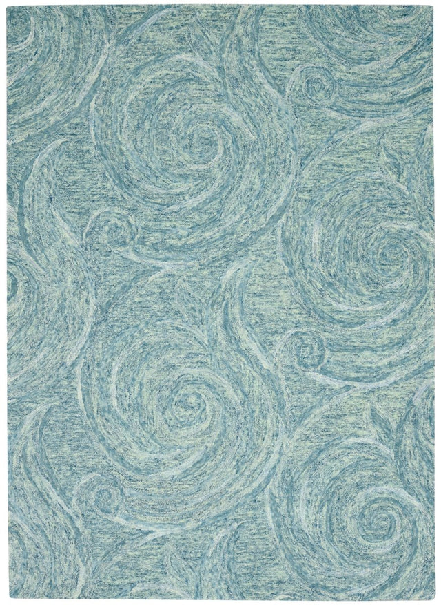 KAS Serenity 1260 Waves Blue Rug.