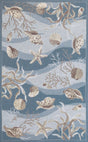 KAS Sonesta 2003 Shells Seafoam Rugs.