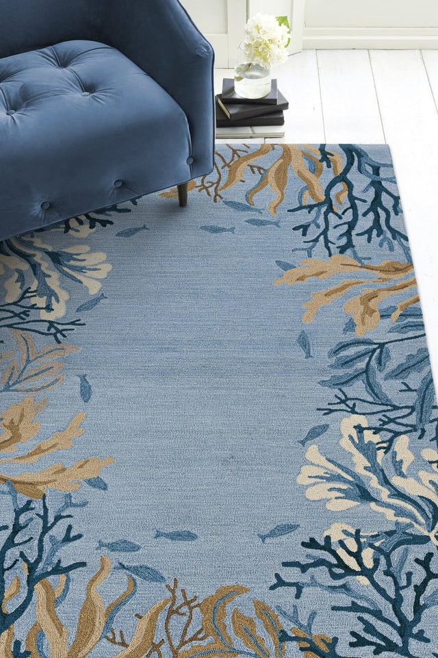 KAS Sonesta 2020 Steel Lagoon Blue Rugs.