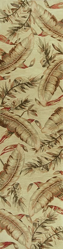 KAS Sparta 3124 ferns Ivory Rugs.