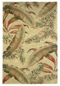 KAS Sparta 3124 ferns Ivory Rugs.