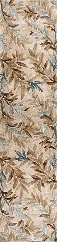 KAS Sparta 3126 Tropical Branches Ivory Rugs.