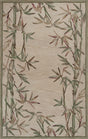 KAS Sparta 3146 bamboo border Ivory Rugs.