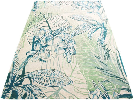 KAS Sparta 3184 Foliage Ivory/Green Rug.