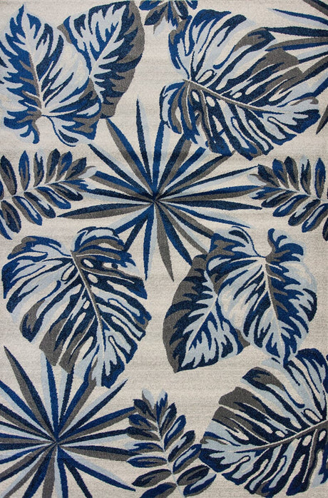 KAS Stella 6254 Nassau Grey / Blue Rugs.