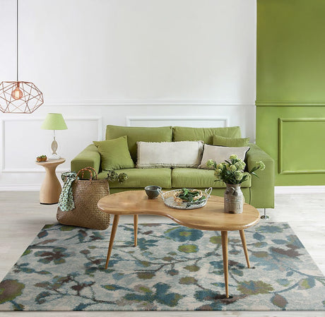 KAS Stella 6258 Reflections Teal Rugs.