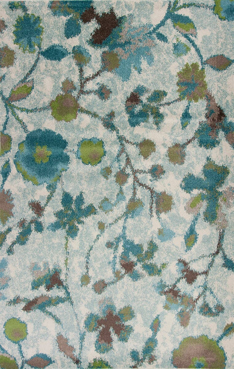 KAS Stella 6258 Reflections Teal Rugs.