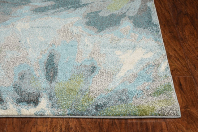 KAS Stella 6264 Splash Teal Rugs.