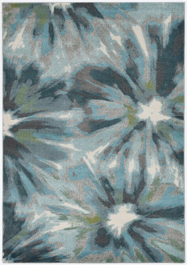 KAS Stella 6264 Splash Teal Rugs.