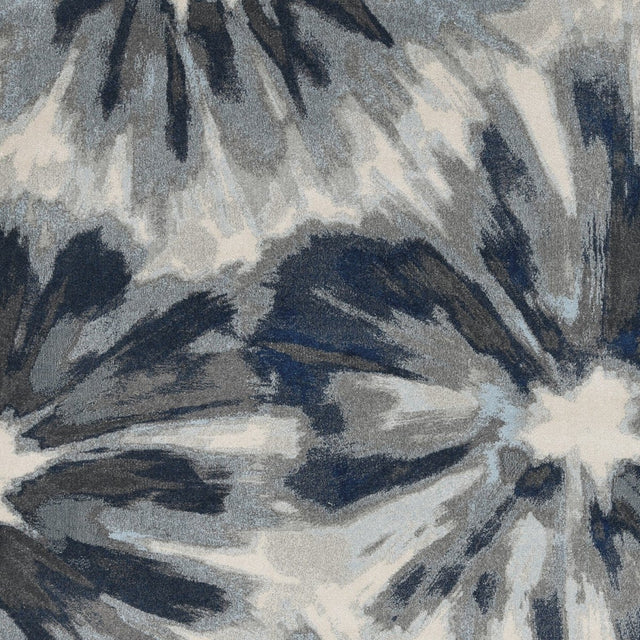 KAS Stella 6265 Splash Ivory Blue Rugs.