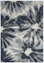 KAS Stella 6265 Splash Ivory Blue Rugs.