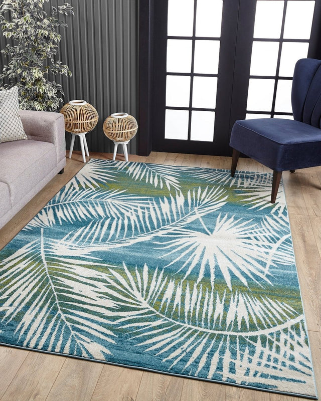 KAS Stella 6273 Tropical Ivory/Green Rug.