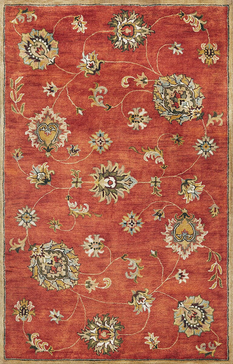 KAS Syriana 6008 Allover Mahal Sienna Rugs.