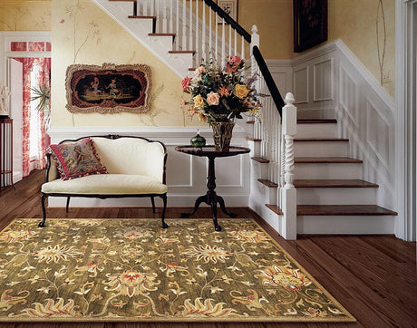 KAS Syriana 6010 Agra Emerald Green Rugs.