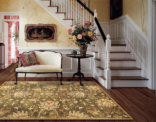 KAS Syriana 6010 Agra Emerald Green Rugs.