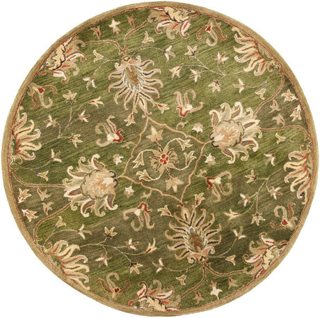 KAS Syriana 6010 Agra Emerald Green Rugs.