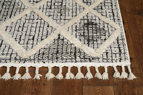 KAS Willow 1101 Diamonds Charcoal Rugs.