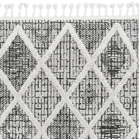 KAS Willow 1101 Diamonds Charcoal Rugs.