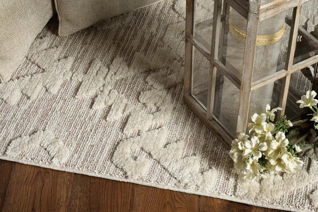 KAS Willow 1103 Boho Ivory Beige Rugs.