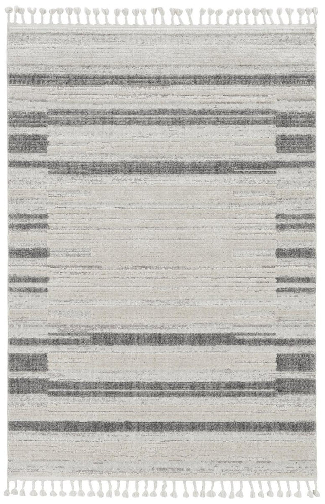 KAS Willow 1106 Landscape Ivory Grey Rugs.