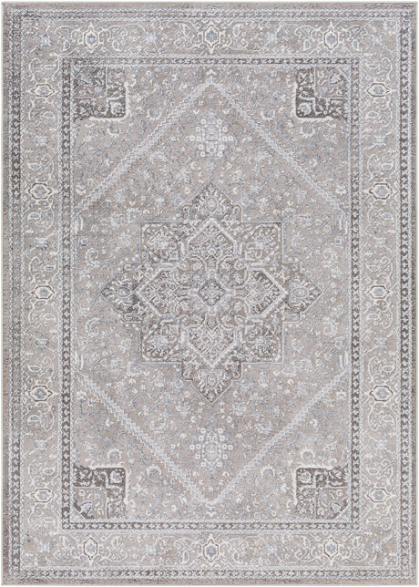 Surya Katmandu Kat-2318 Light Brown, Cream, Charcoal, Gray Rug.