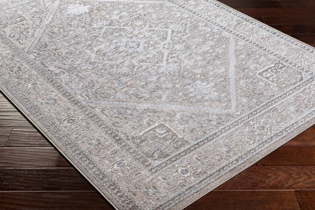 Surya Katmandu Kat-2318 Light Brown, Cream, Charcoal, Gray Rug.
